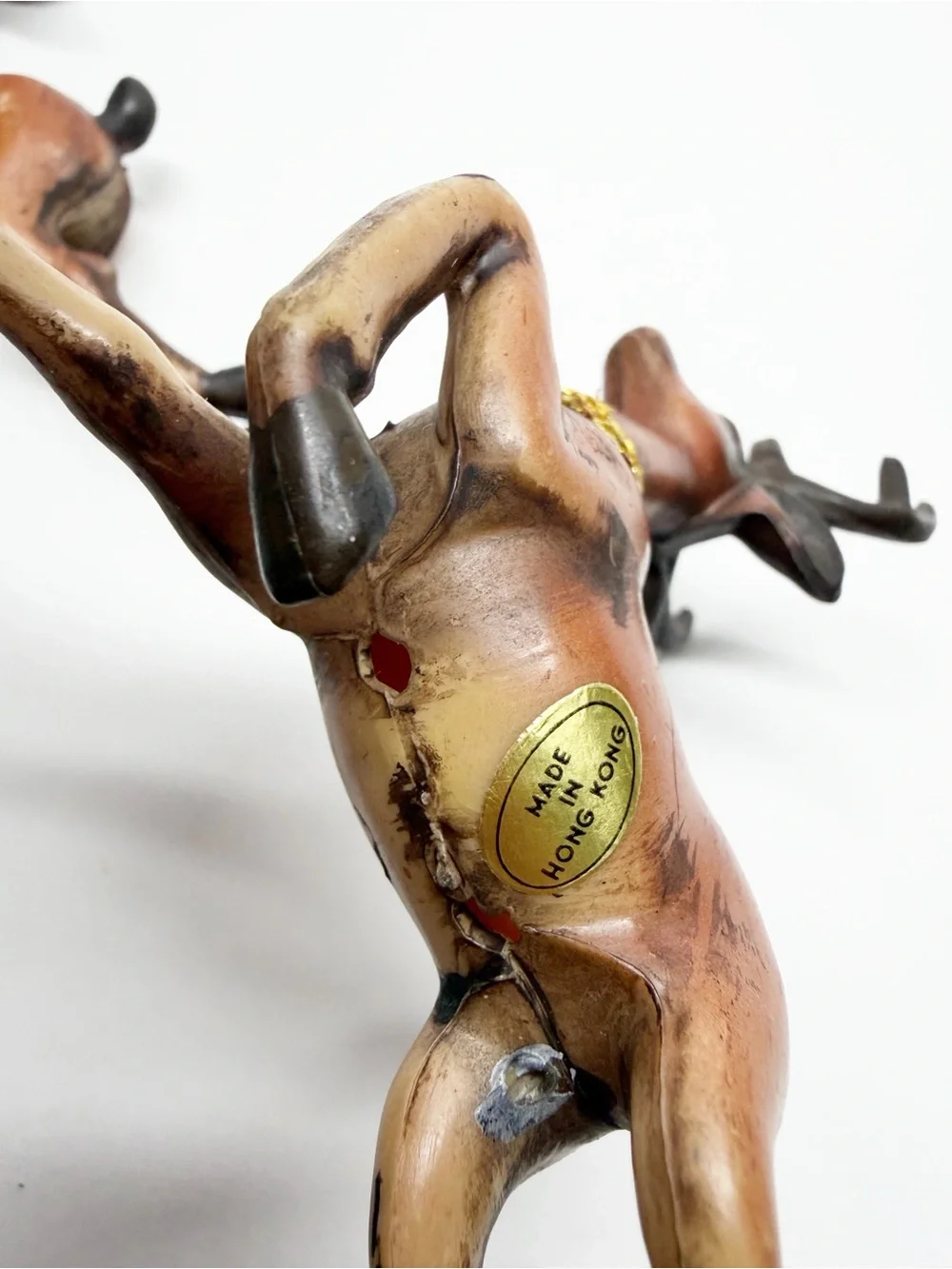 Vintage Celluloid Reindeer Set of 3